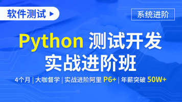软件测试/Python 测试开发实战进阶班