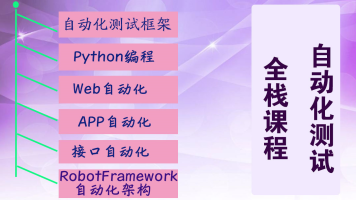 软件测试之python自动化测试4(web/app/接口自动化/自动化框架）